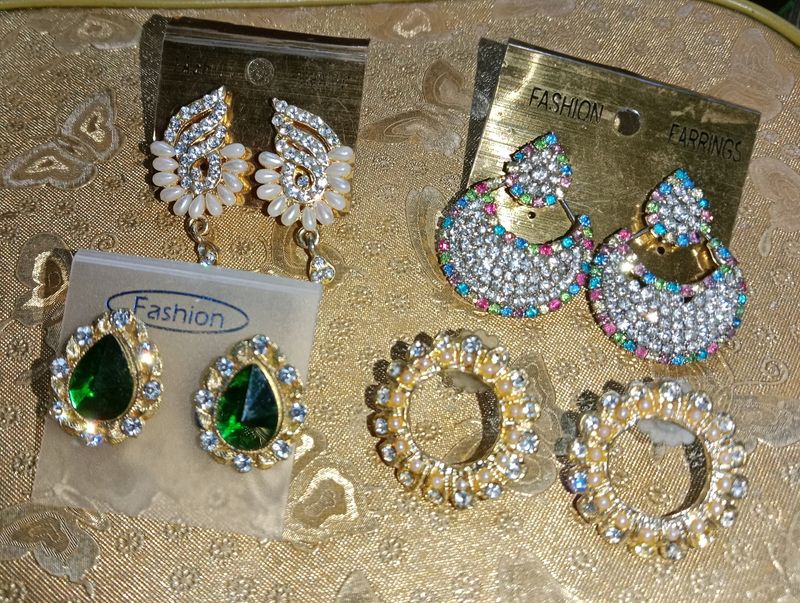 4 Beautiful Earings Combo 😍🌟