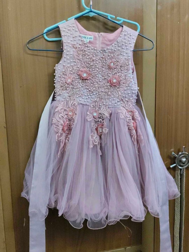 Elegant Pink Party Dress