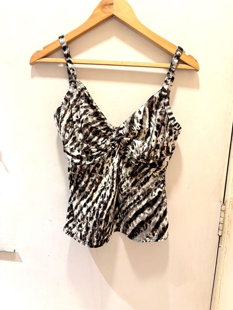 Beautiful Animal Print Under Wire Top