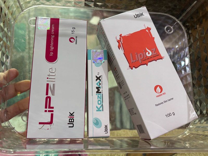 Moisturiser  , Lip cream, face cream