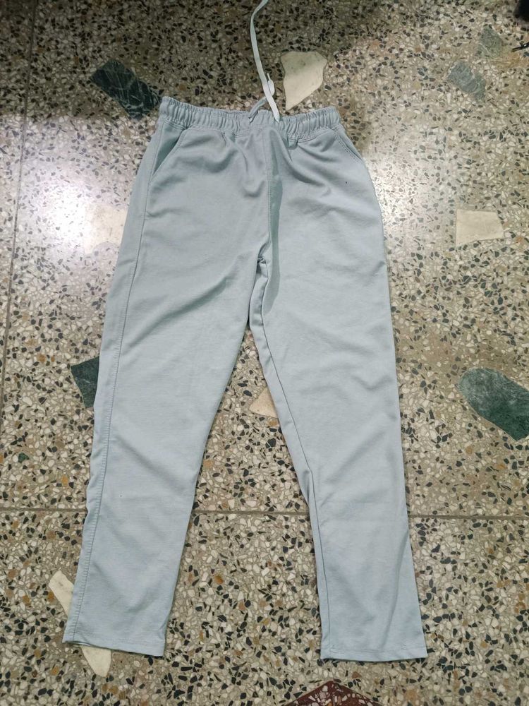 Light Blue Casual Joggers