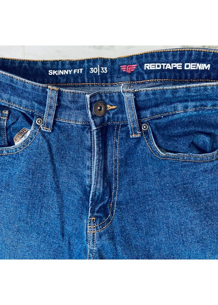🟦 RedTape Denim Skinny Fit Jeans (30 Waist | 33 L