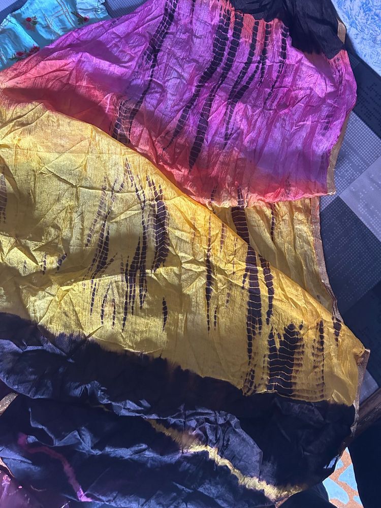 multi color dupatta