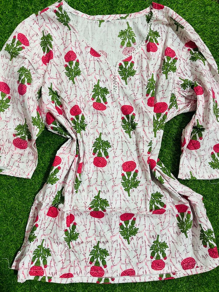 Xxl Size Cotton Short Kurti Unused Brand New