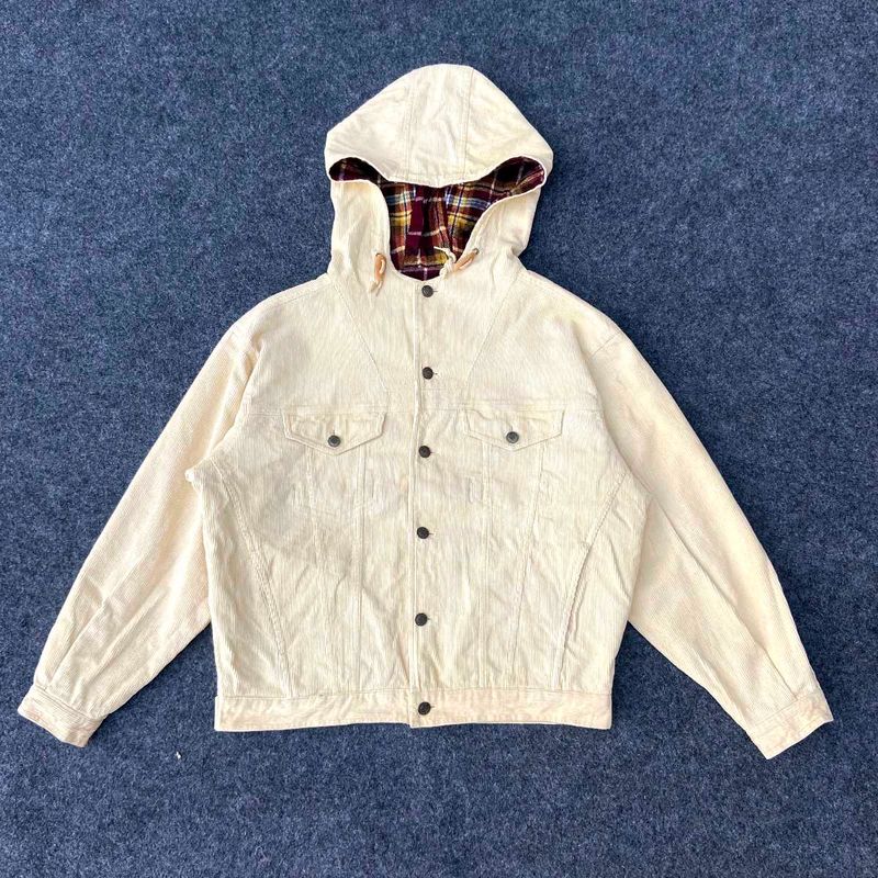Vintage Hooded Corduroy Jacket