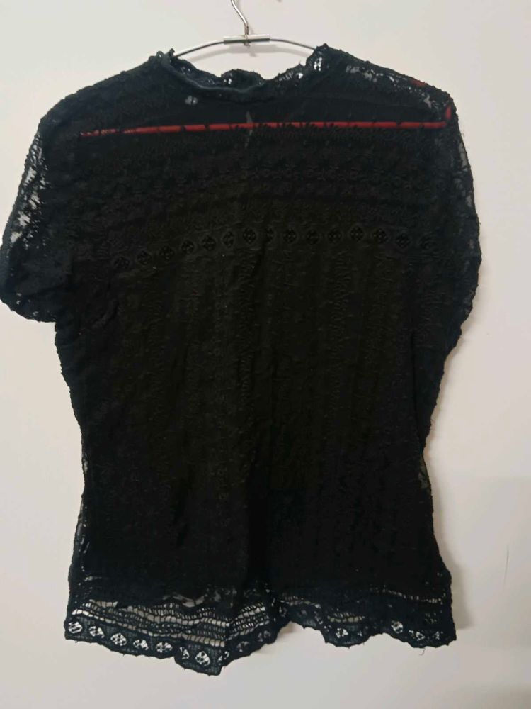 Black Lace Top