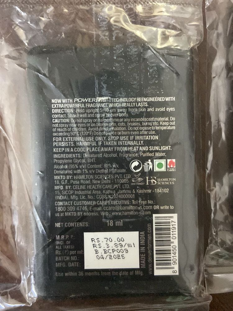 2 Denver Black Code Deodorant