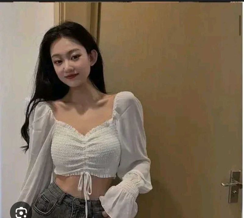 White Crop Top