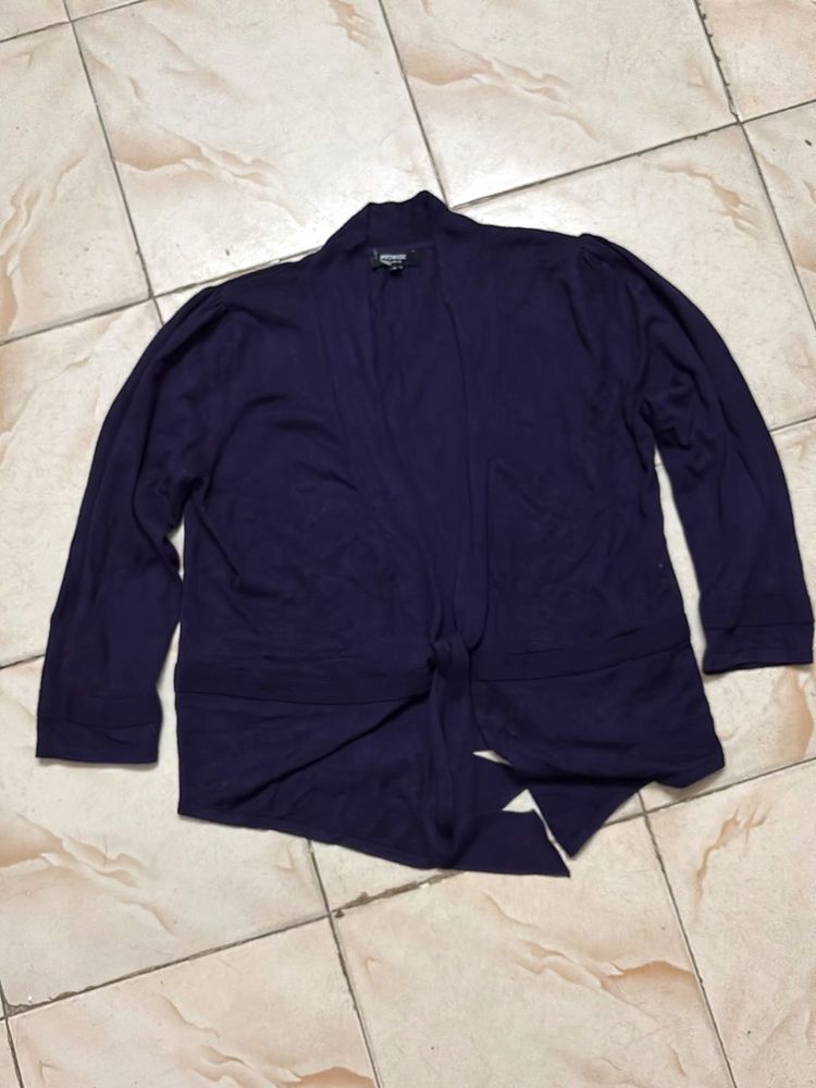 Purple Duster Cardigan