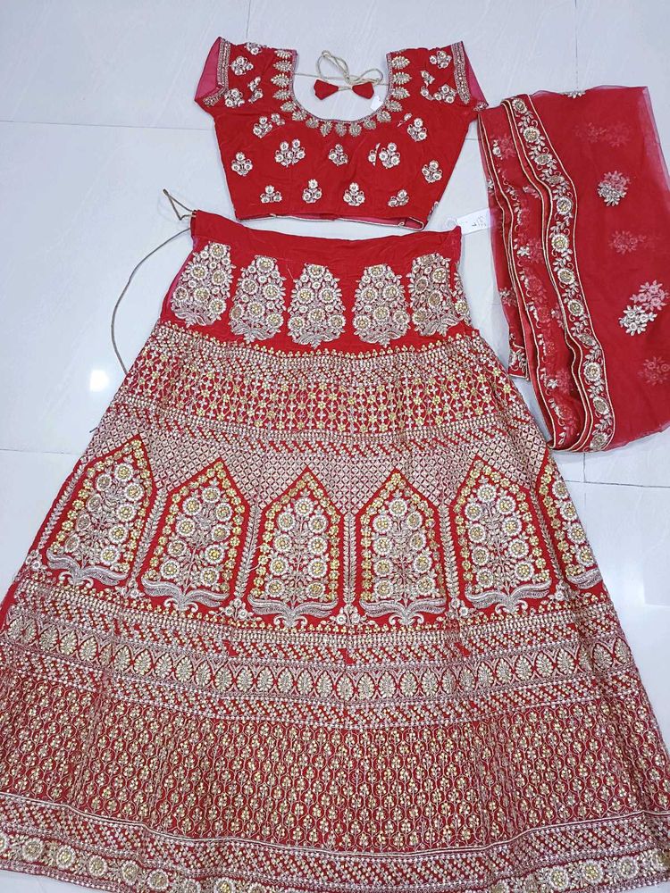 Velvet Bridal Lehenga