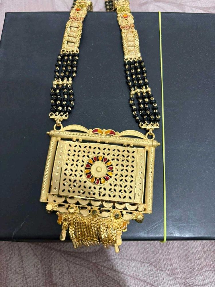 1gm GOLD PLATED PREMIUM MANGALSUTRA
