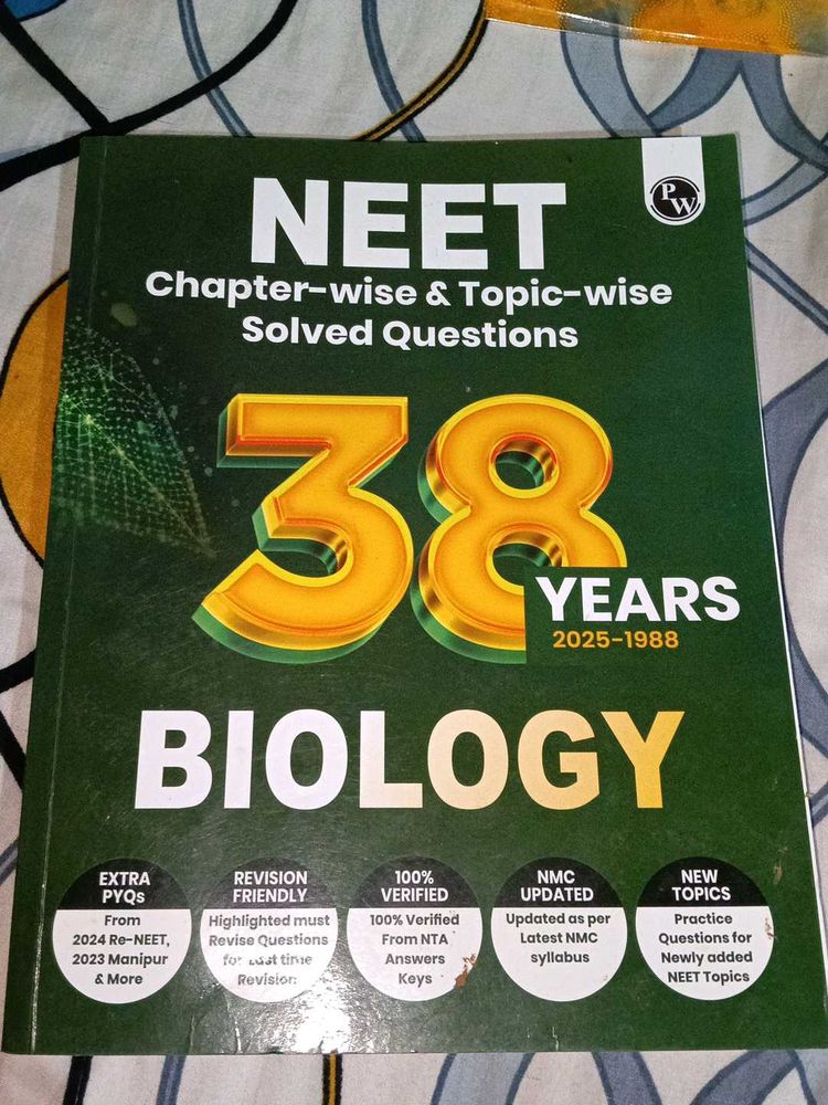 NEET Biology 38 Years Solved Questions