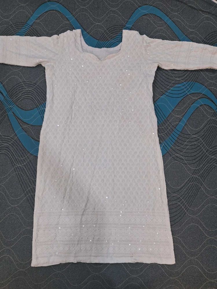Elegant White Kurta