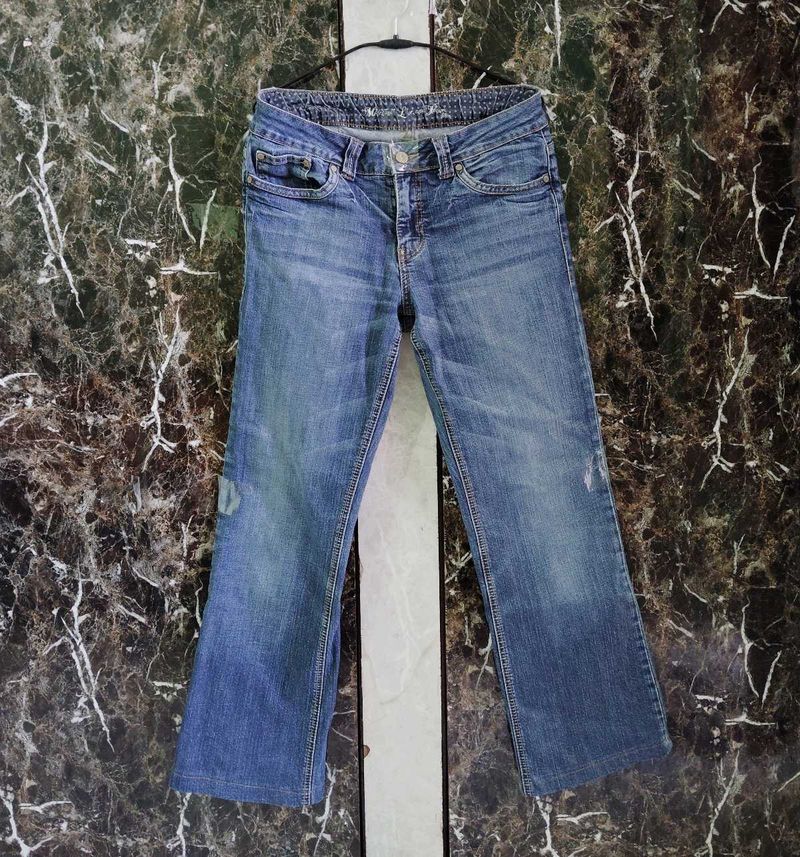 Women Denim Faded Jeans