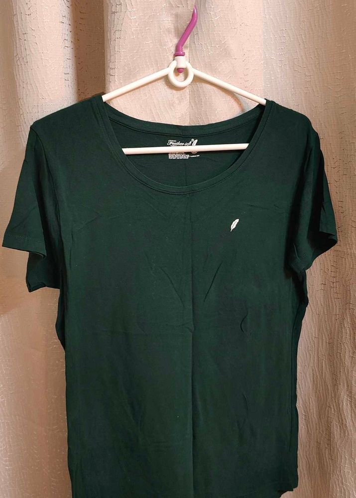 Green Casual T-Shirt