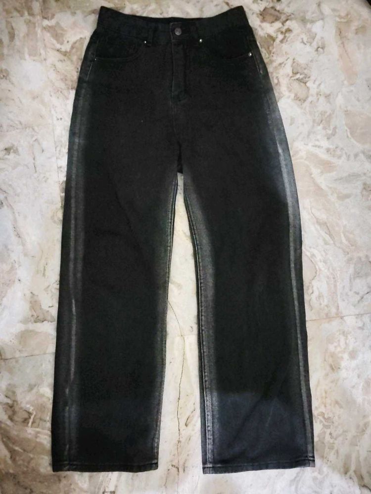 Black Wide Leg Jeans