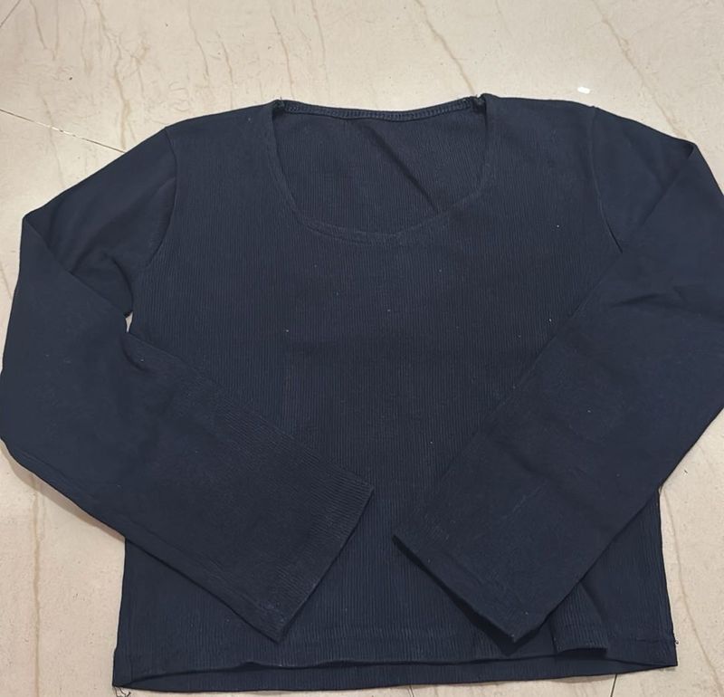 Long Sleeve crop Top