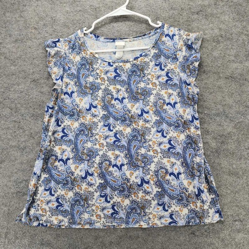 H&amp;M Floral Paisley Tank Top