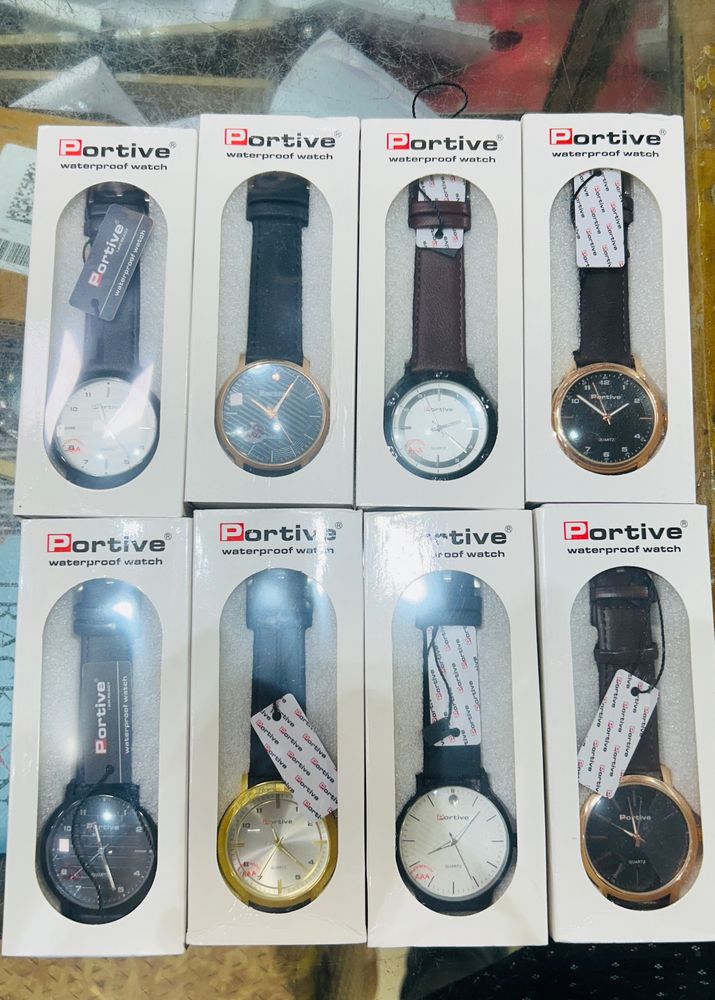 Portive Waterproof Watch For Men Women