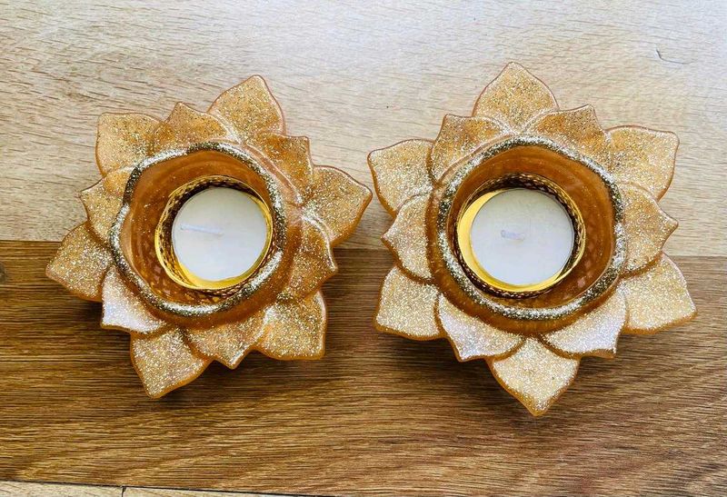Handmade Lotus Candle Holder