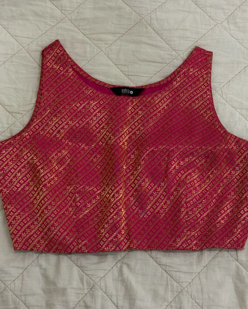 Pink &amp; Gold Blouse