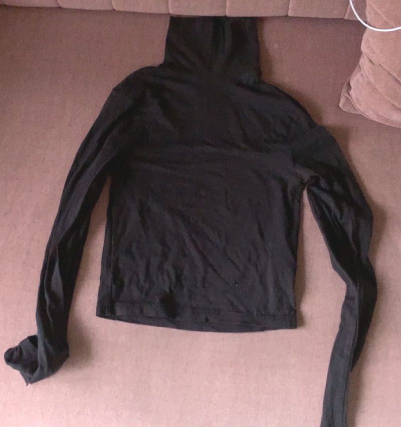 Black Turtleneck Top