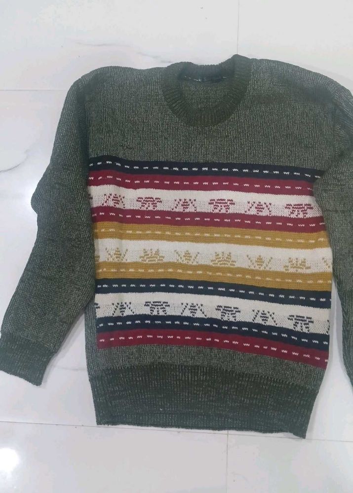Striped Knit Sweater