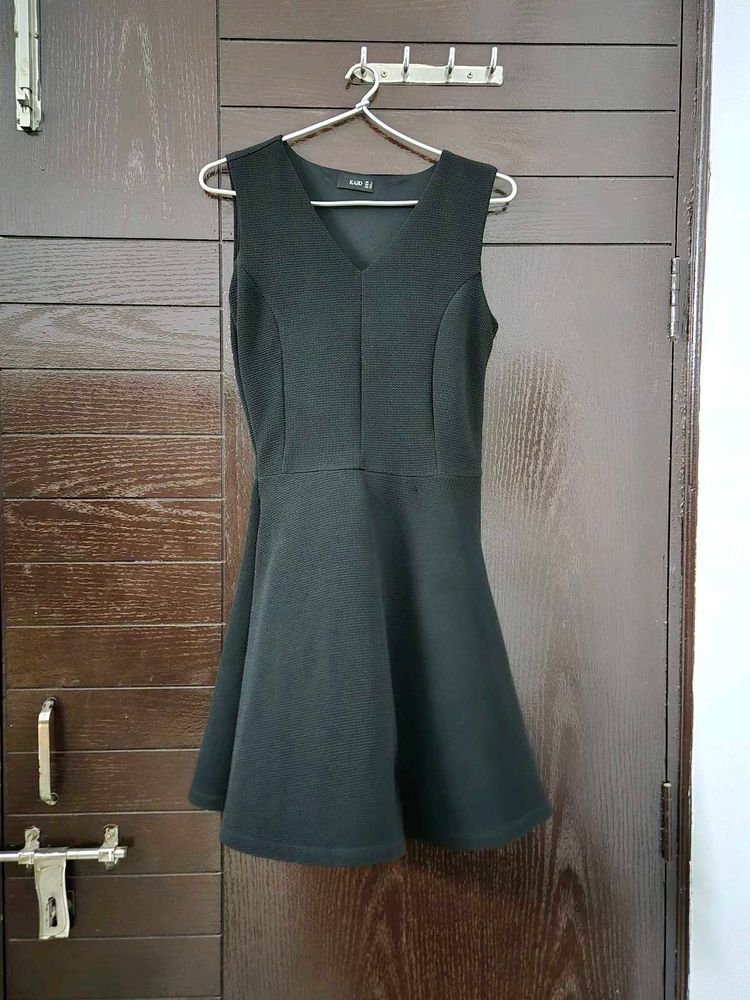 Kazo Black Skater Dress