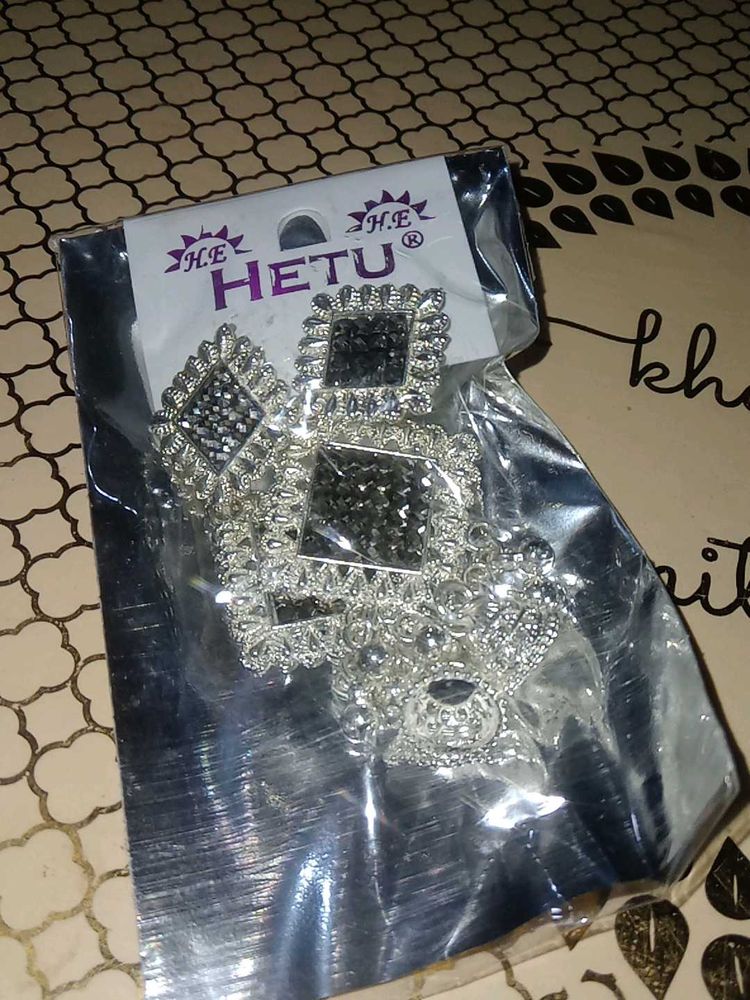 Sparkly Square Earrings