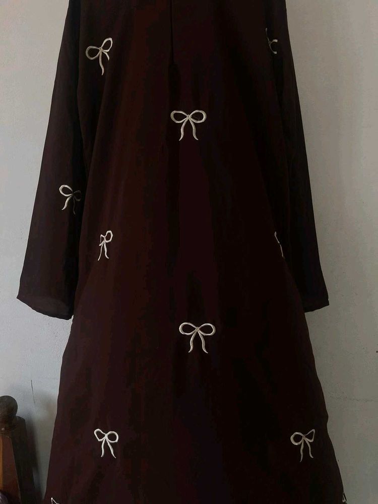 Bow Abaya With Hijab