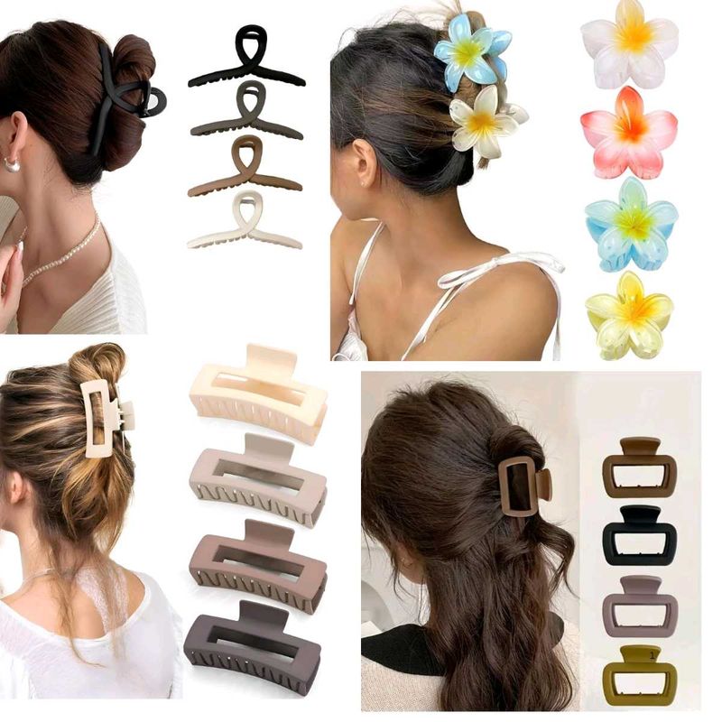 4 Differents Design Hair Claws
