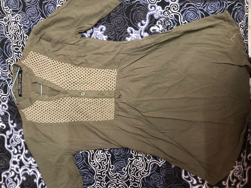 Beautiful Olive Green Shirt