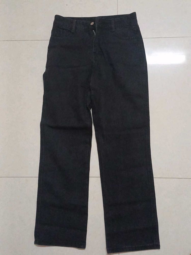 Urbanic Black Straight Leg Jeans