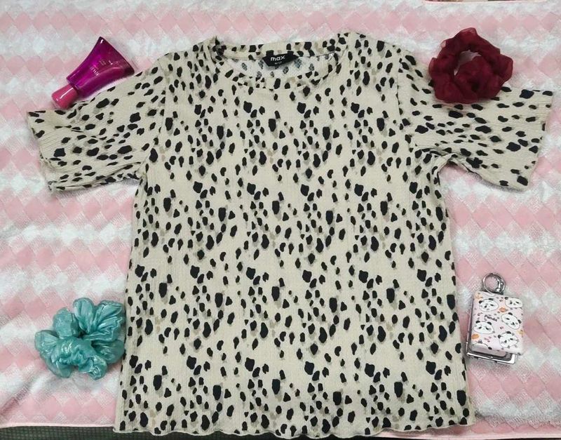 Animal Print Top