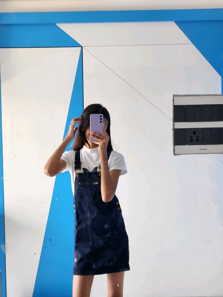 Denim Dungaree Very Cute Like New