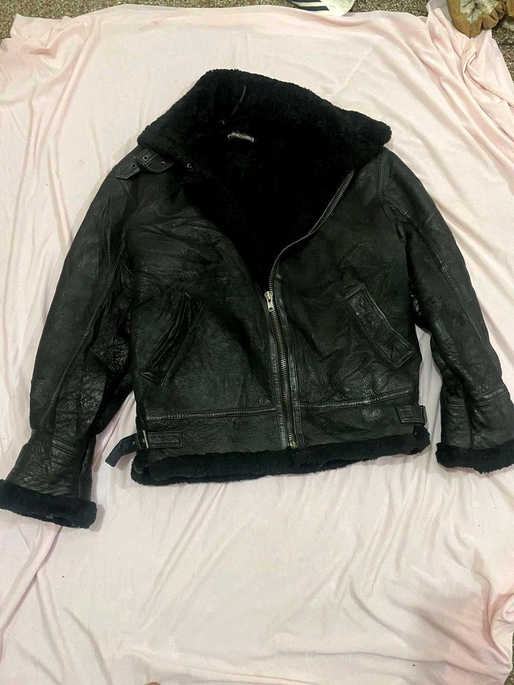 Leather Aviator Jacket