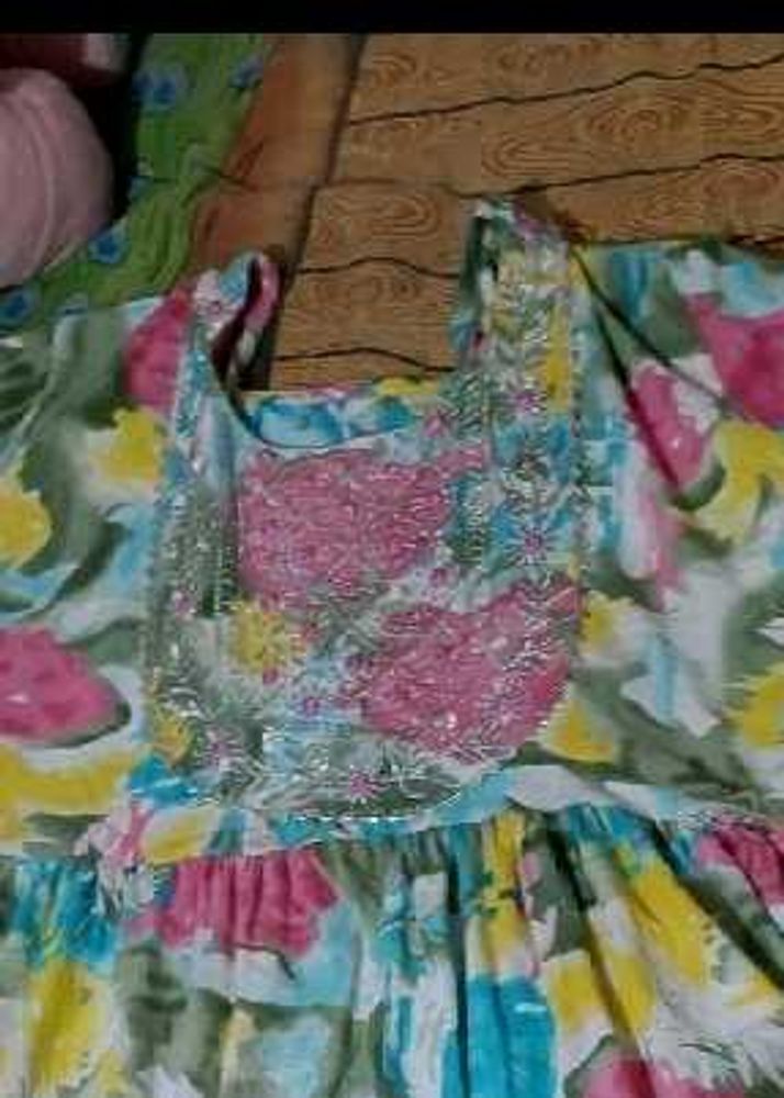 Gota patti kurta with dupatta