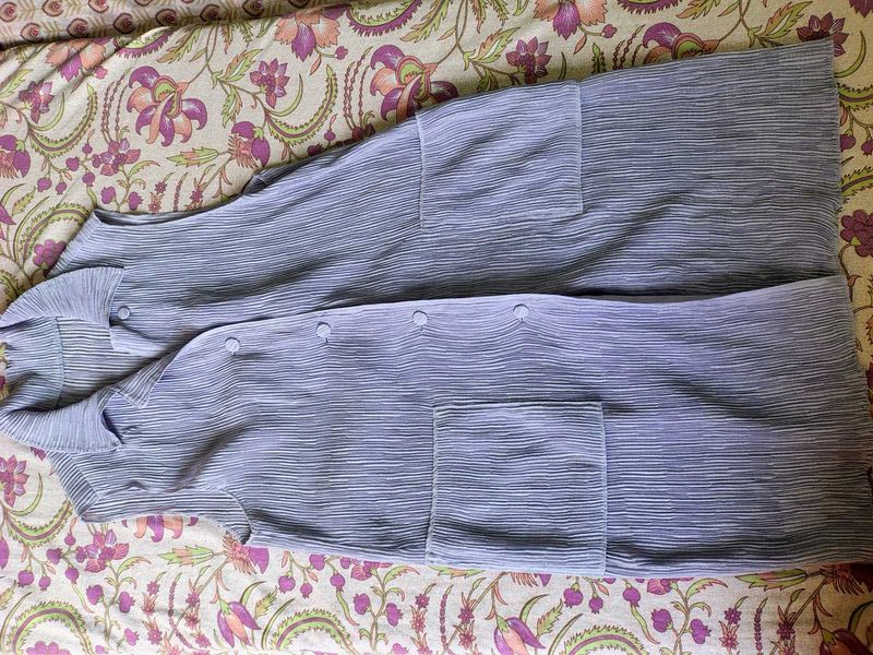 Striped Button-Down Dress