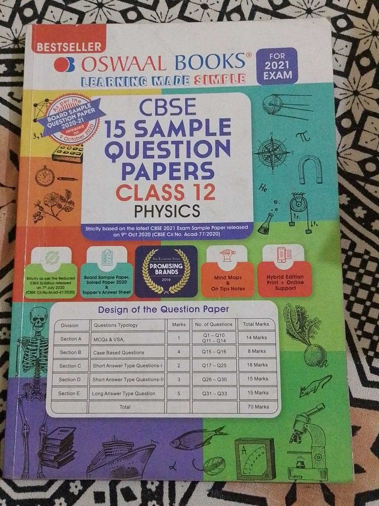 Oswaal Cbse Phy Sample Question Papers 12