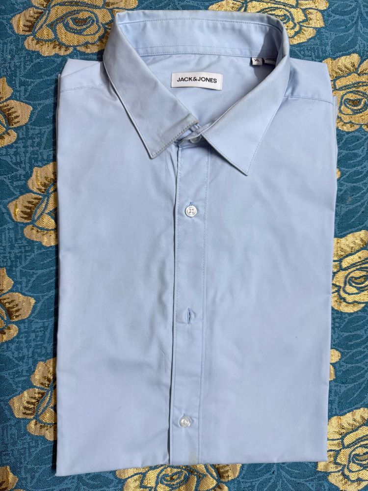 Jack And Jones Cotton Half  Shirt