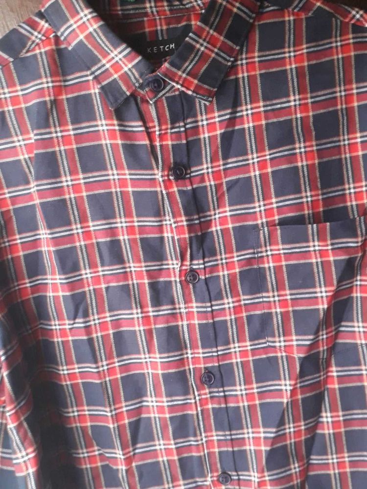 Sketch Plaid Shirt