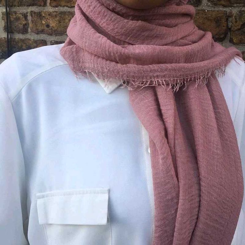 crinkled hijab