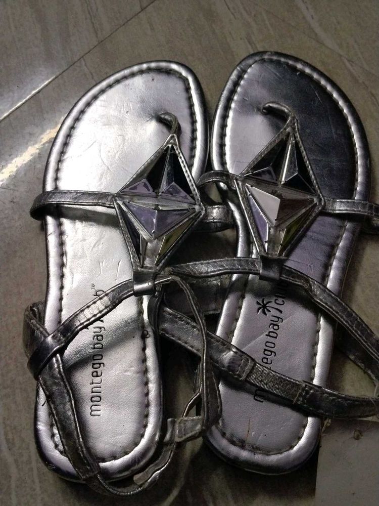 Montego Bay Club Silver Sandals