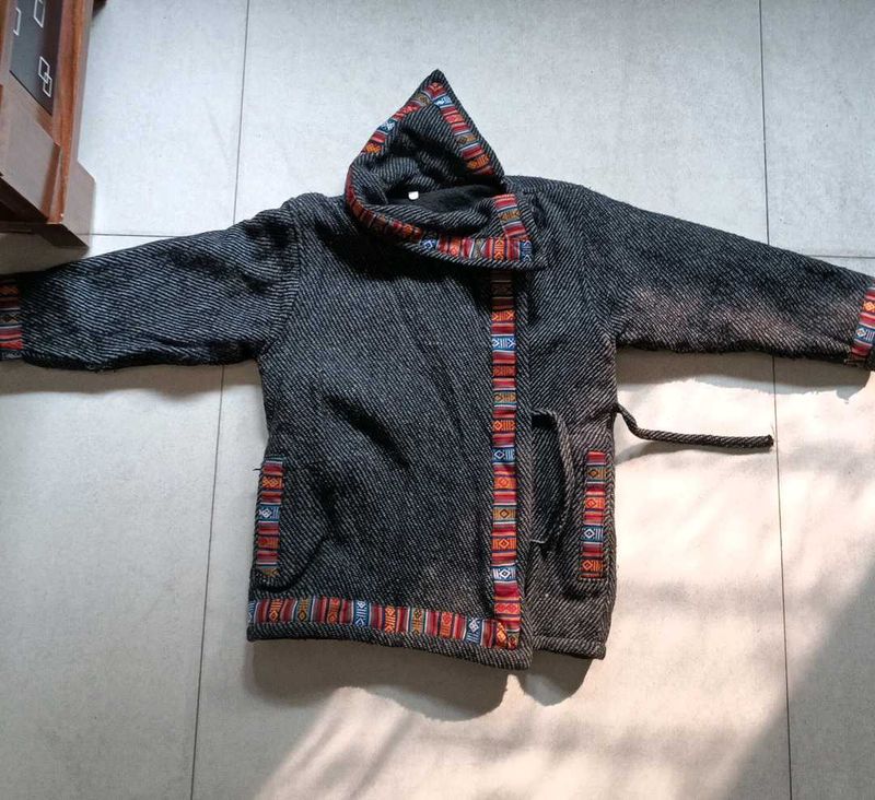 Boy&#39;s Adjustable Himachali Jacket