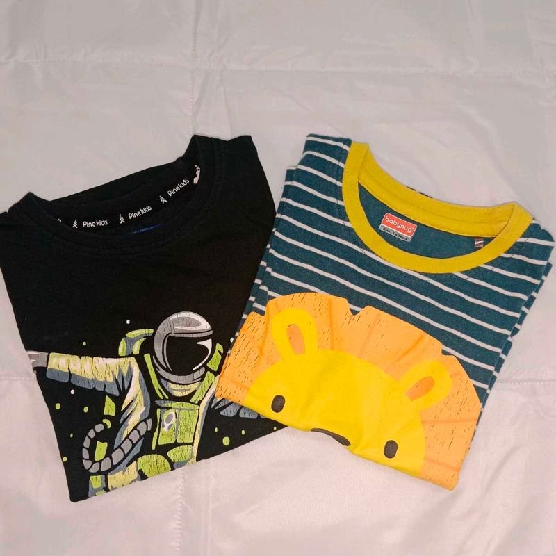 Cute Boys' T-Shirt Bundle of 2