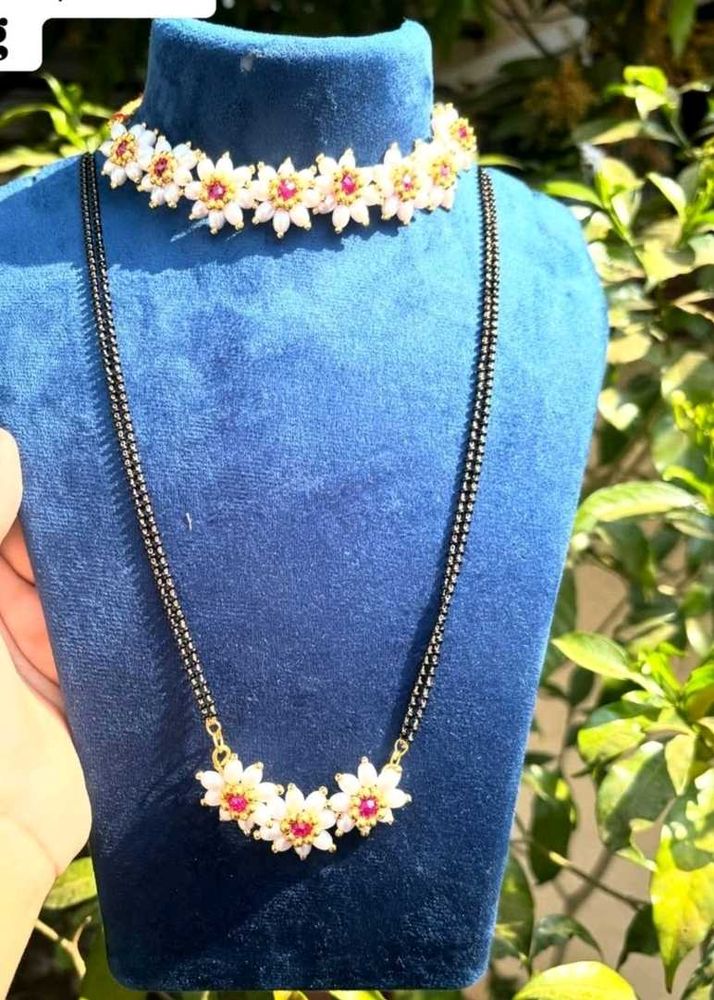 Handmade Mangalsutra With Chokor Set