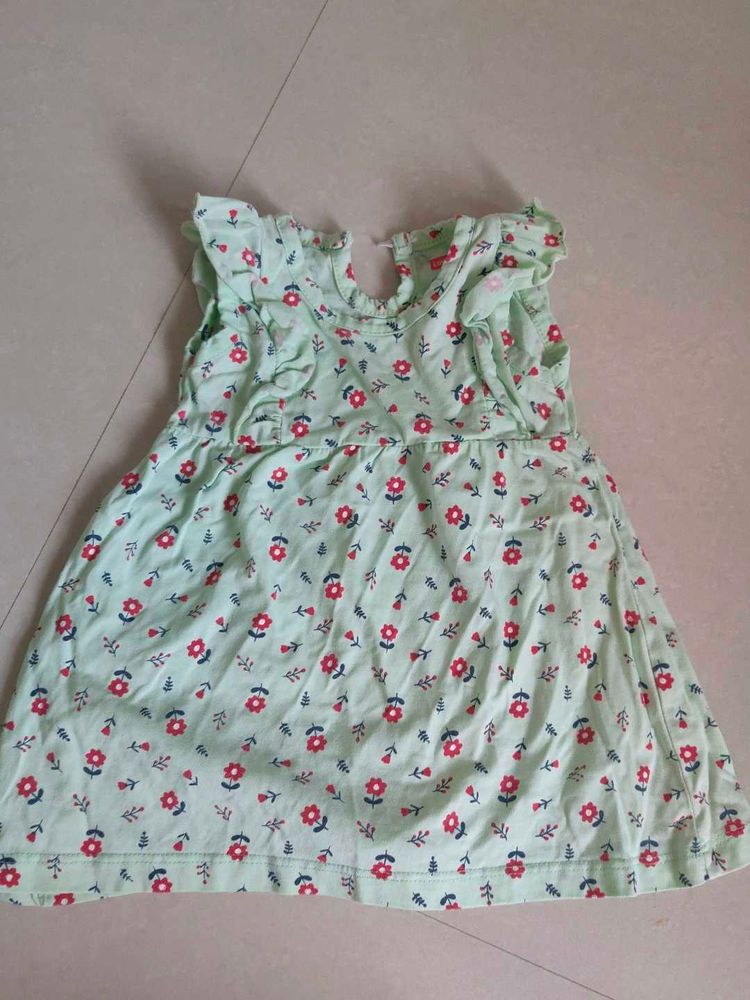 Floral Ruffle Sleeve Dress