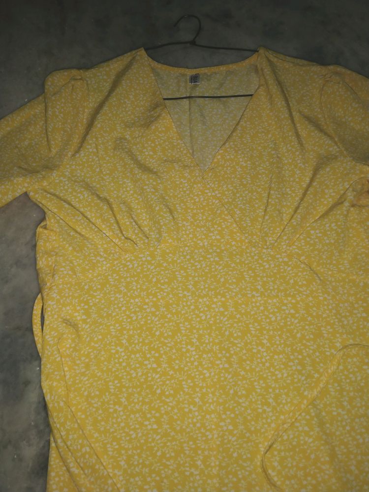 Yellow  Frock Size  (L )