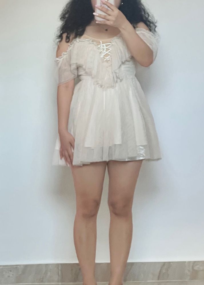 Off-Shoulder Mini Dress