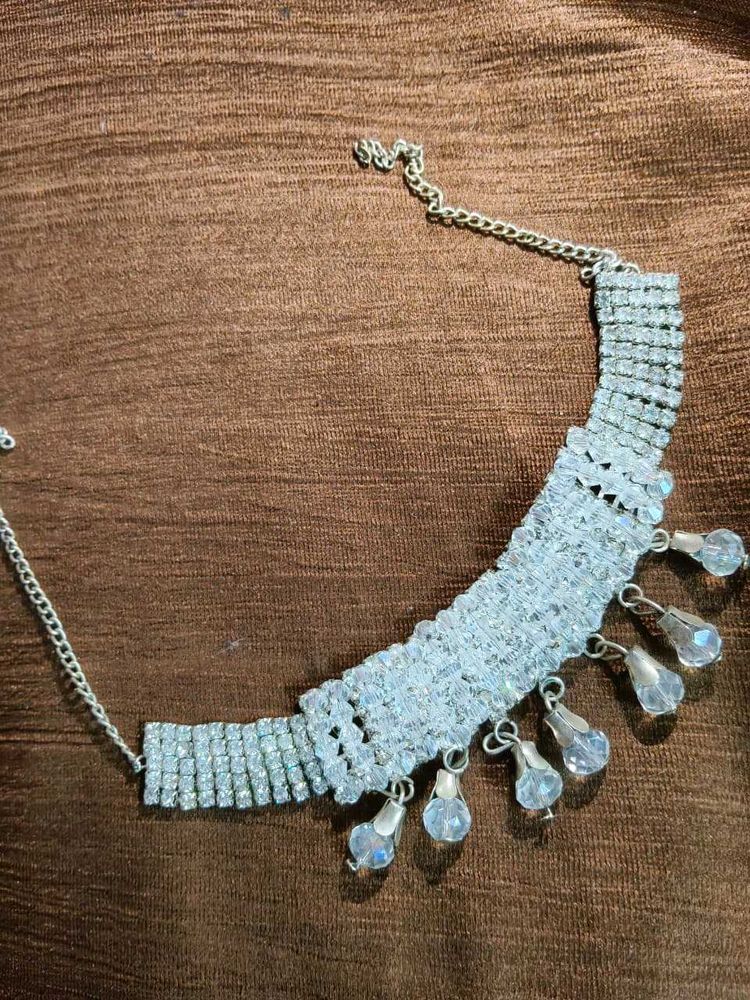 Sparkling Rhinestone Choker Necklace